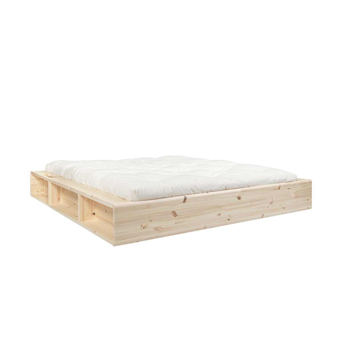 ZIGGY BED CLEAR LACQUERED 140 X 200