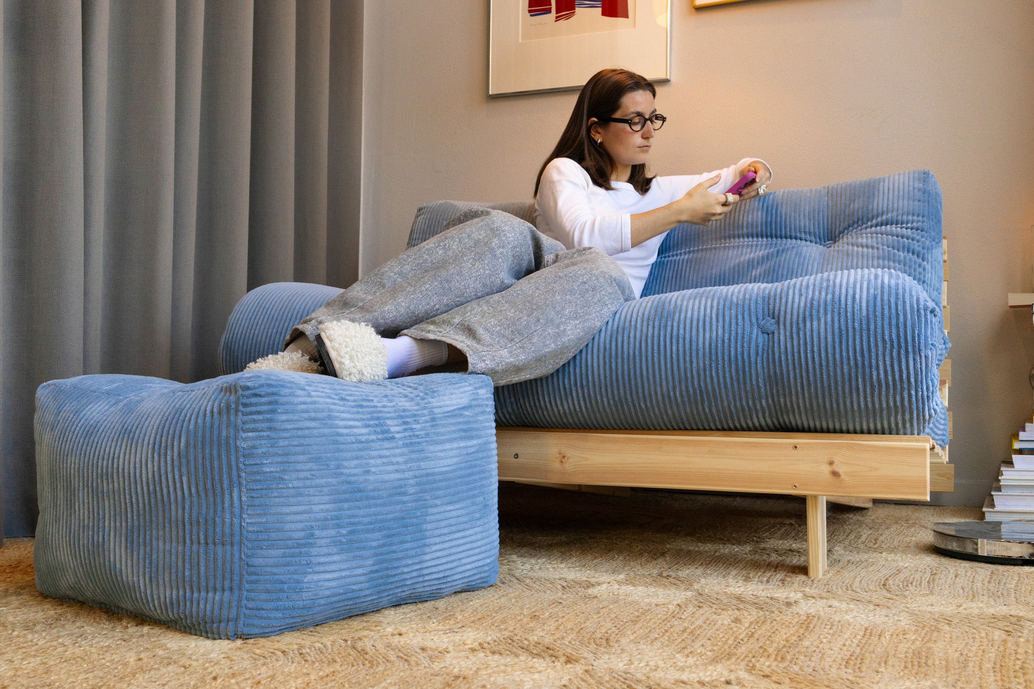 BUDDY POUF GOLDEN OCHRE