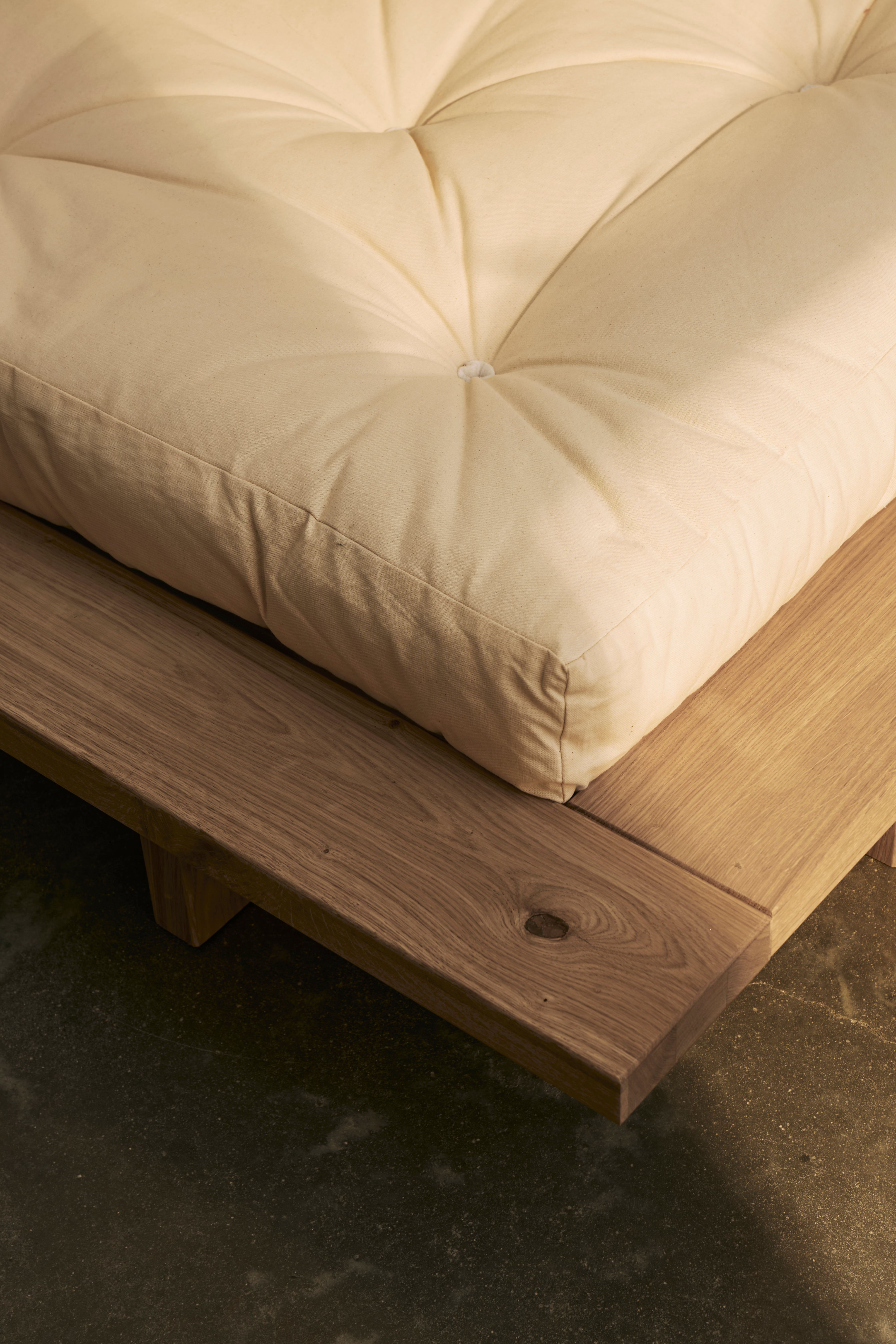 JAPAN BED OAK 160 X 200