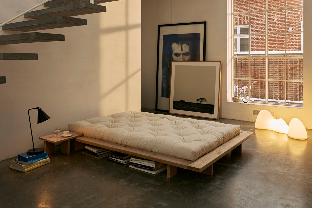 JAPAN BED OAK 90 X 200
