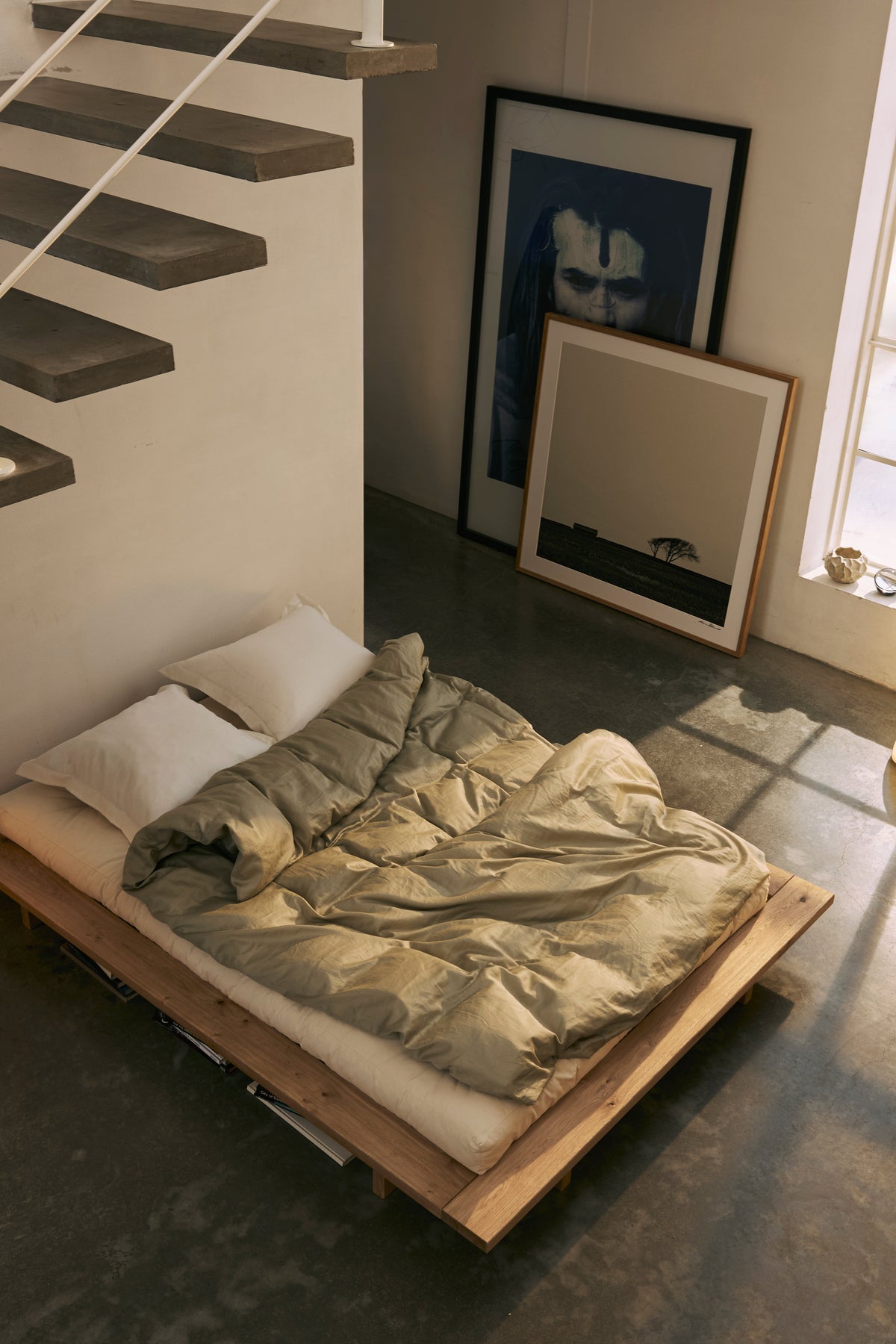 JAPAN BED OAK 90 X 200