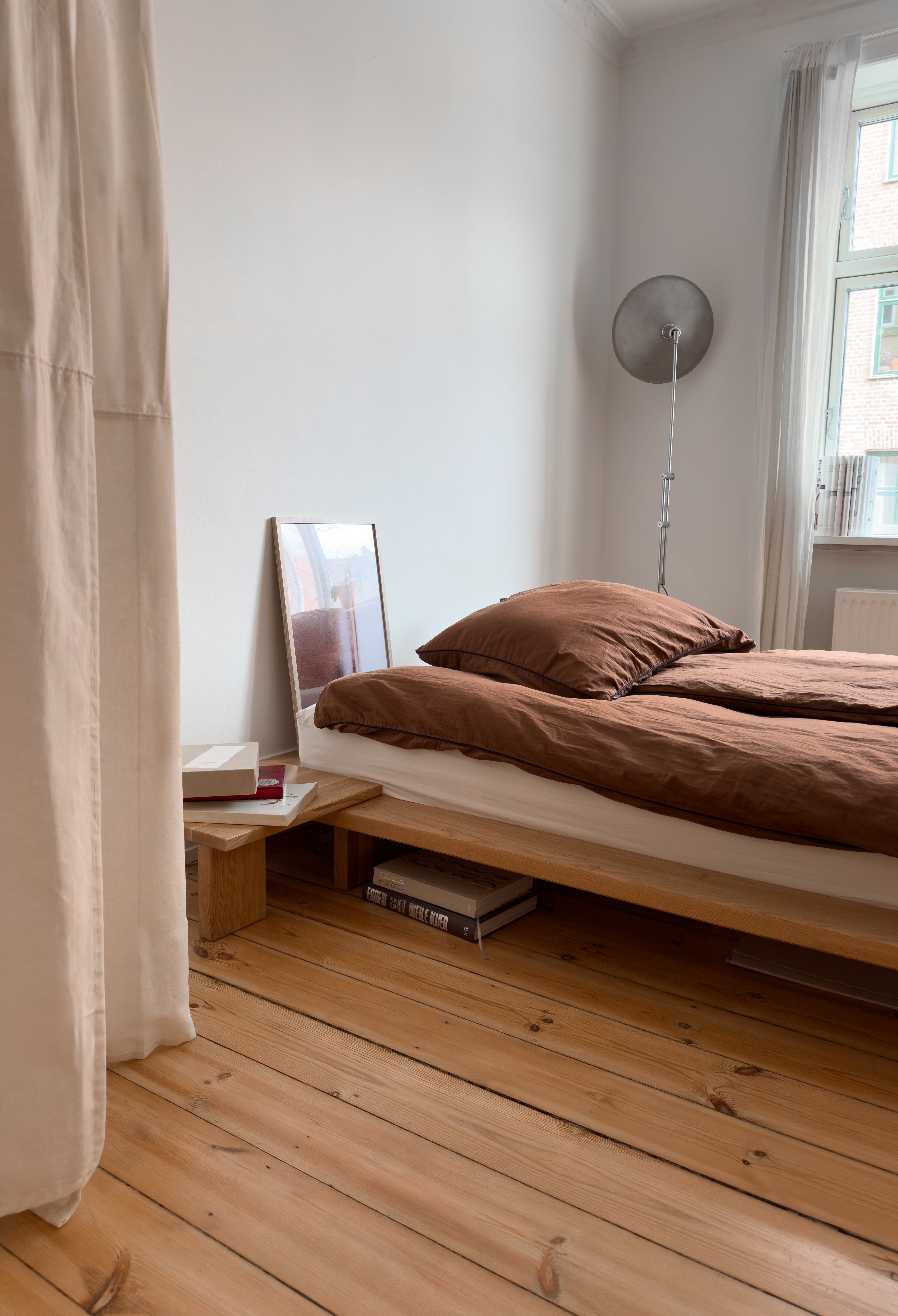 JAPAN BED OAK 120 X 200