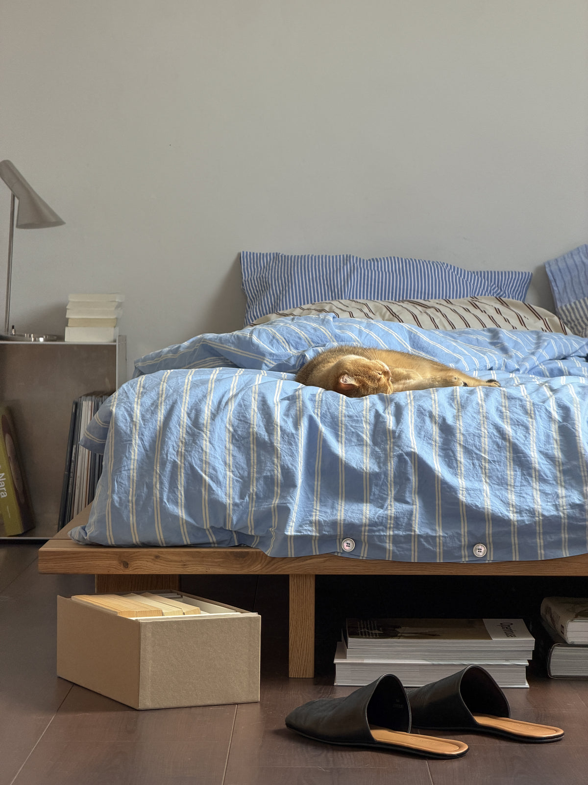 JAPAN BED OAK 120 X 200