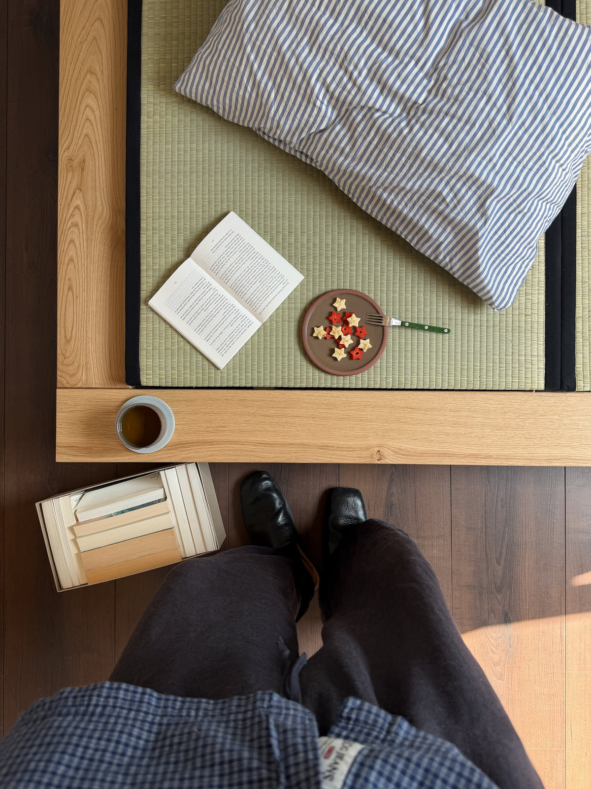 JAPAN BED OAK 120 X 200