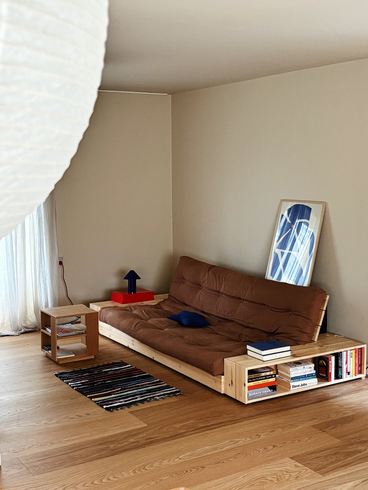 NOIR DE BASE LAQUÉ. 2 CÔTÉS BOÎTES TRANSPARENTES AVEC MATELAS MIXTE 5 COUCHES MATTE MARRON FUDGE