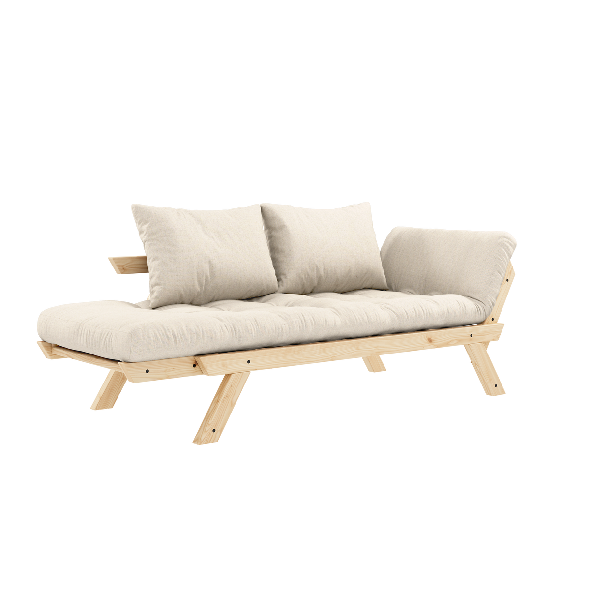 BEBOP CLEAR LAQUERED AVEC 4 COUCHES DE LINGE DE MATELAS MIXTE MAT