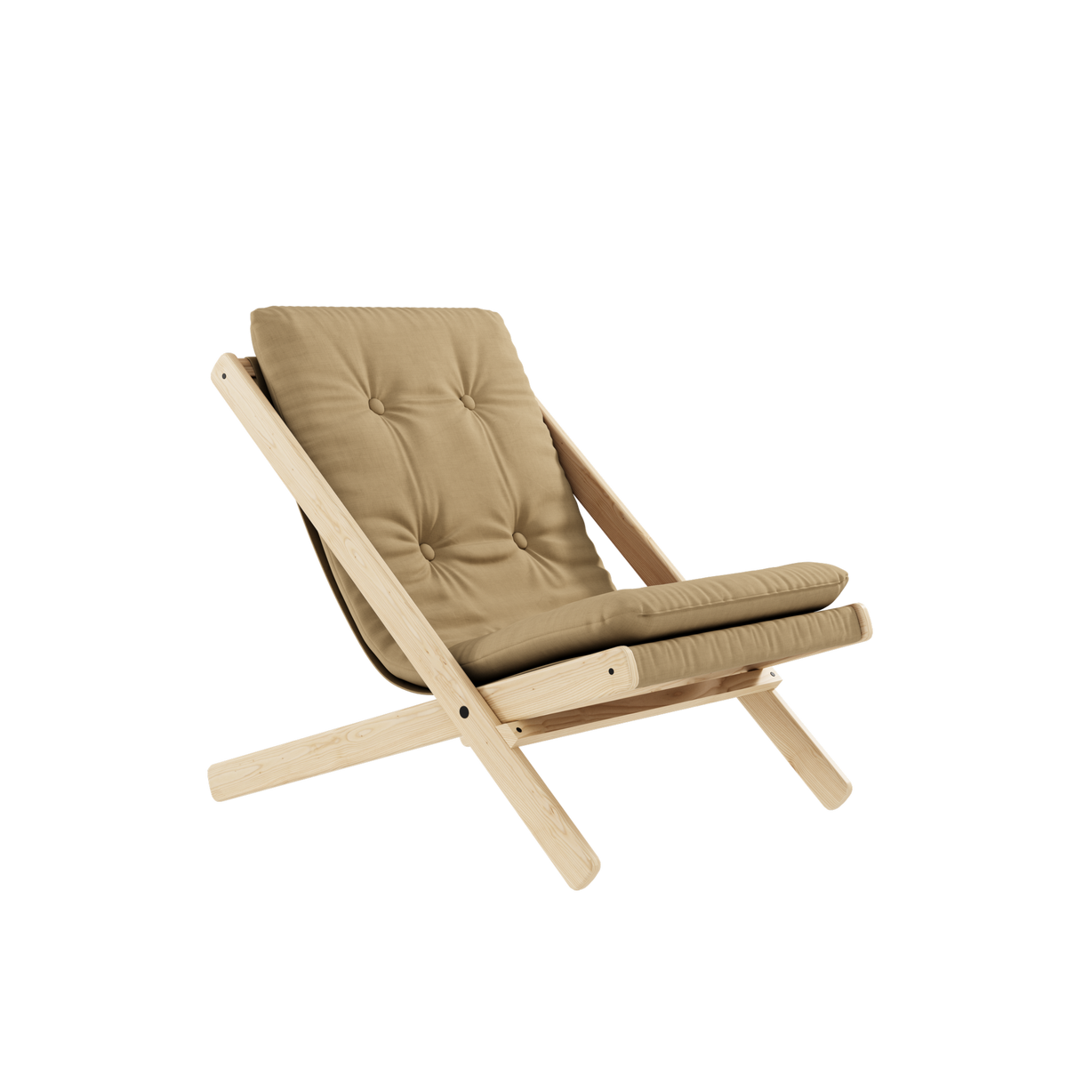 BOOGIE RAW BEECH W. BOOGIE MATTRESS WHEAT BEIGE