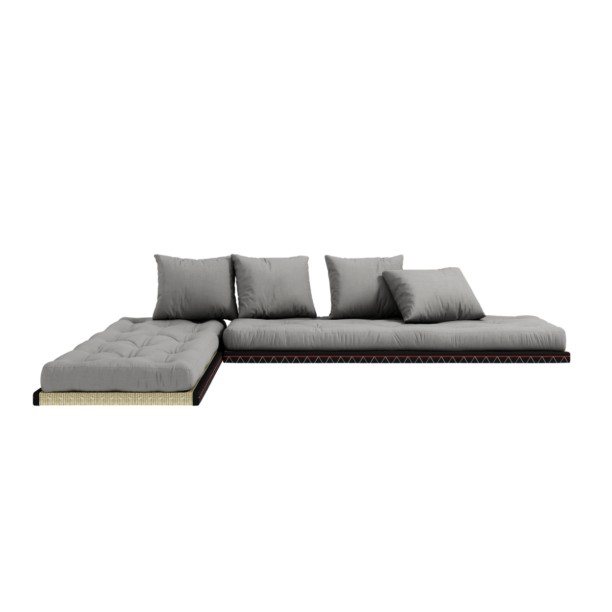 CHICO GREY W. 2 TATAMI 80 X 200 W. 2 CHICO MATTRESS SET GREY
