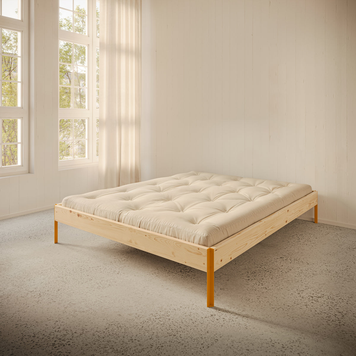 CORE BED RAW SOLAR ORANGE 160X200