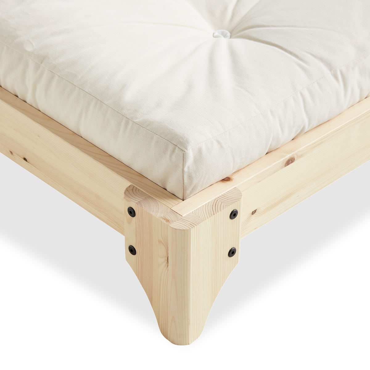 ELAN BED CLEAR LACQUERED 140 X 200