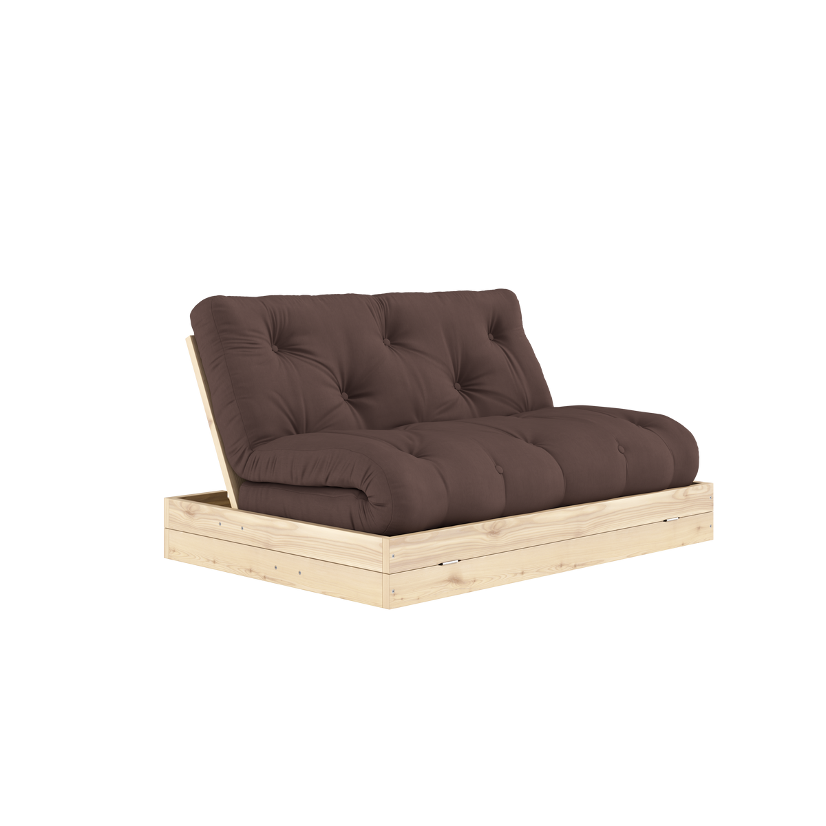 FLIP RAW 140 X 200 W. MATTRESS BROWN