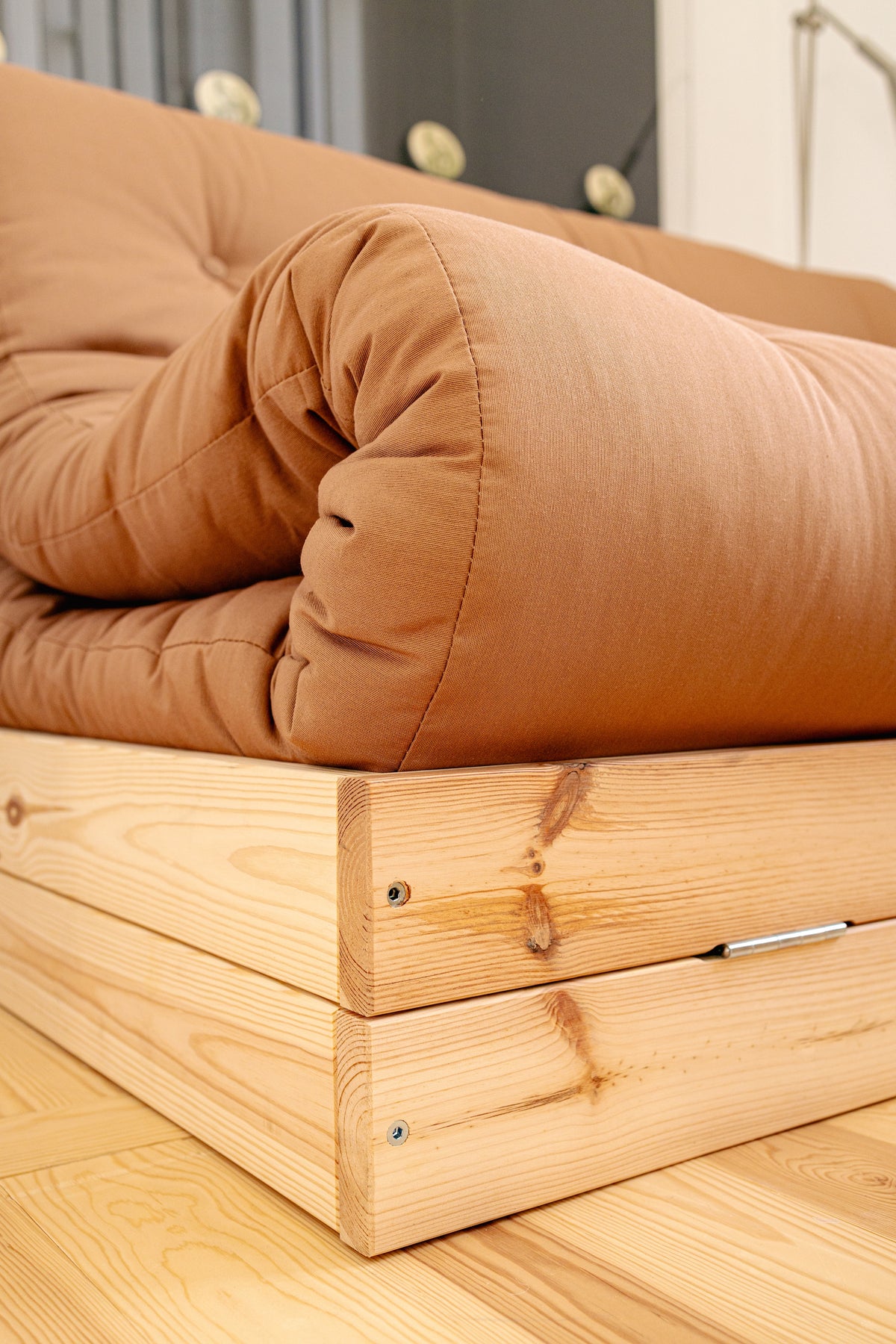 FLIP RAW 140 X 200 W. MATTRESS BROWN