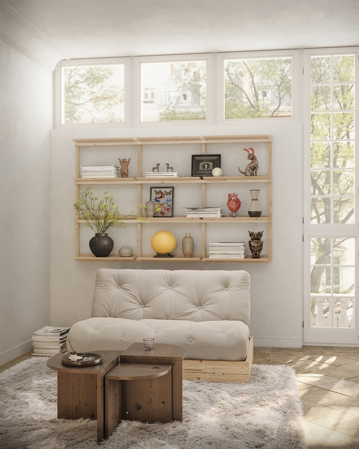 FLIP RAW 140 X 200 W. MATTRESS NAVY