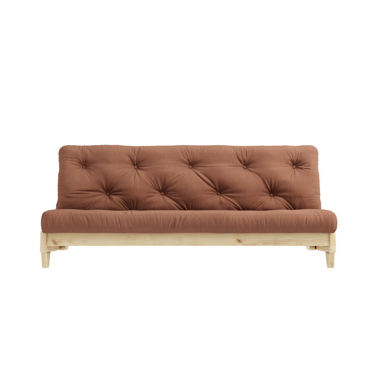 FRESH CLEAR LACQUERED W. FRESH MATTRESS CLAY BROWN