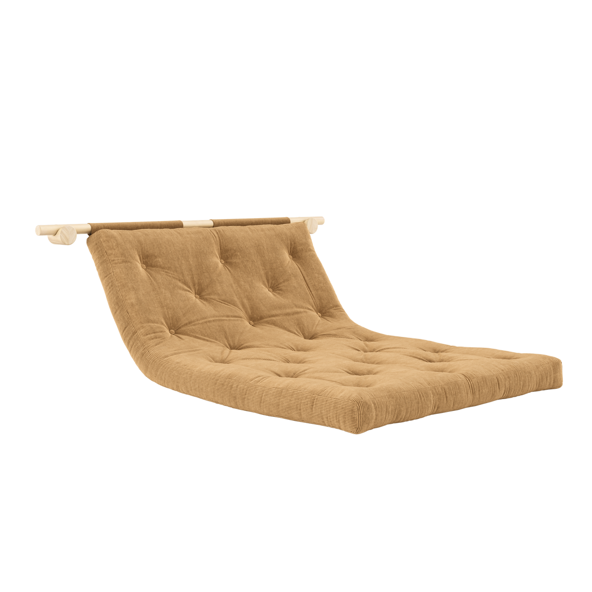 HOOKED RAW 135 x 200 W. BRAVO MATTRESS FUDGE BROWN
