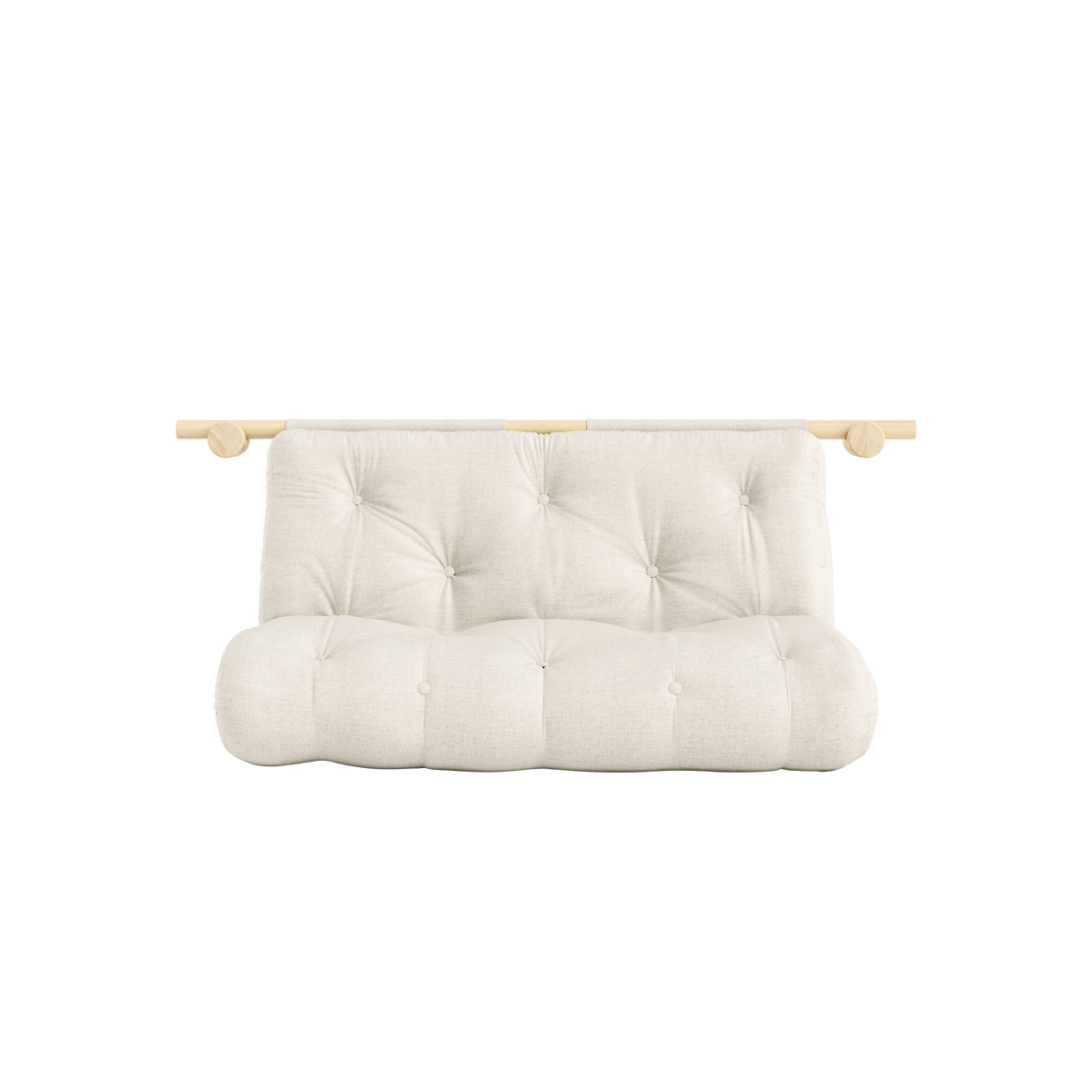 HOOKED RAW 135 x 200 W. BRAVO MATTRESS LINEN
