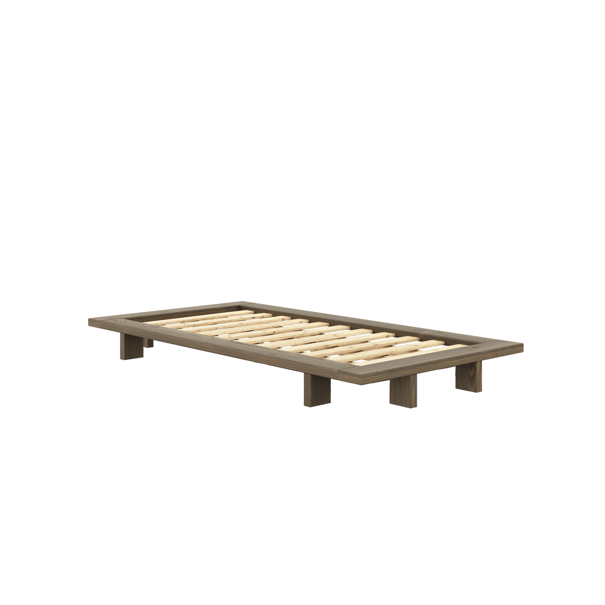 JAPAN BED CAROB BROWN 90 X 200