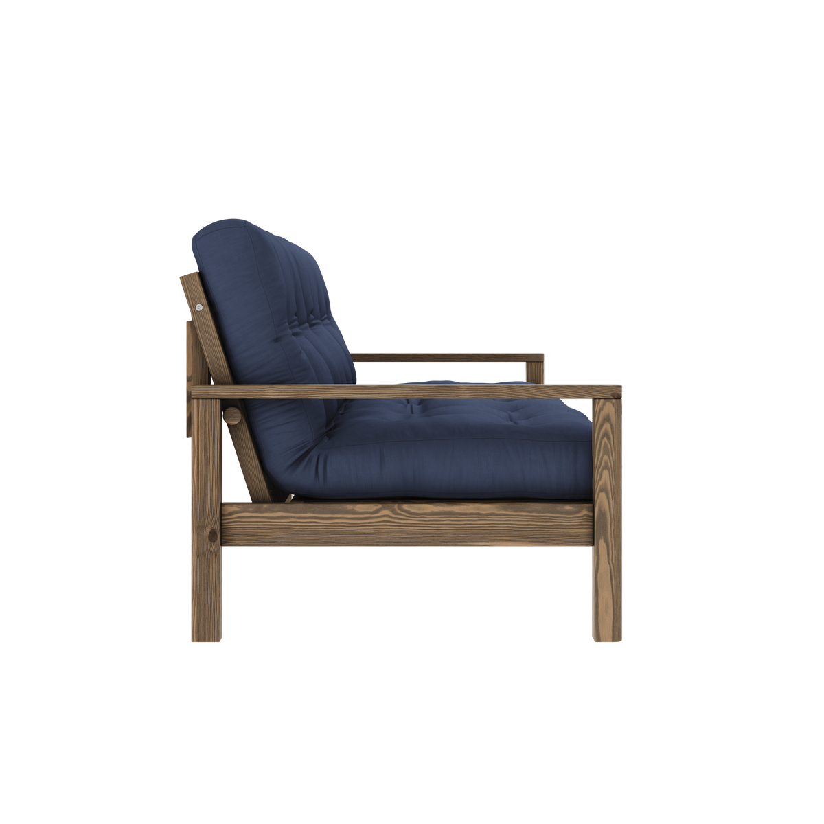 KNOB CAROB BROWN W. 5-LAYER MIXED MATTRESS NAVY
