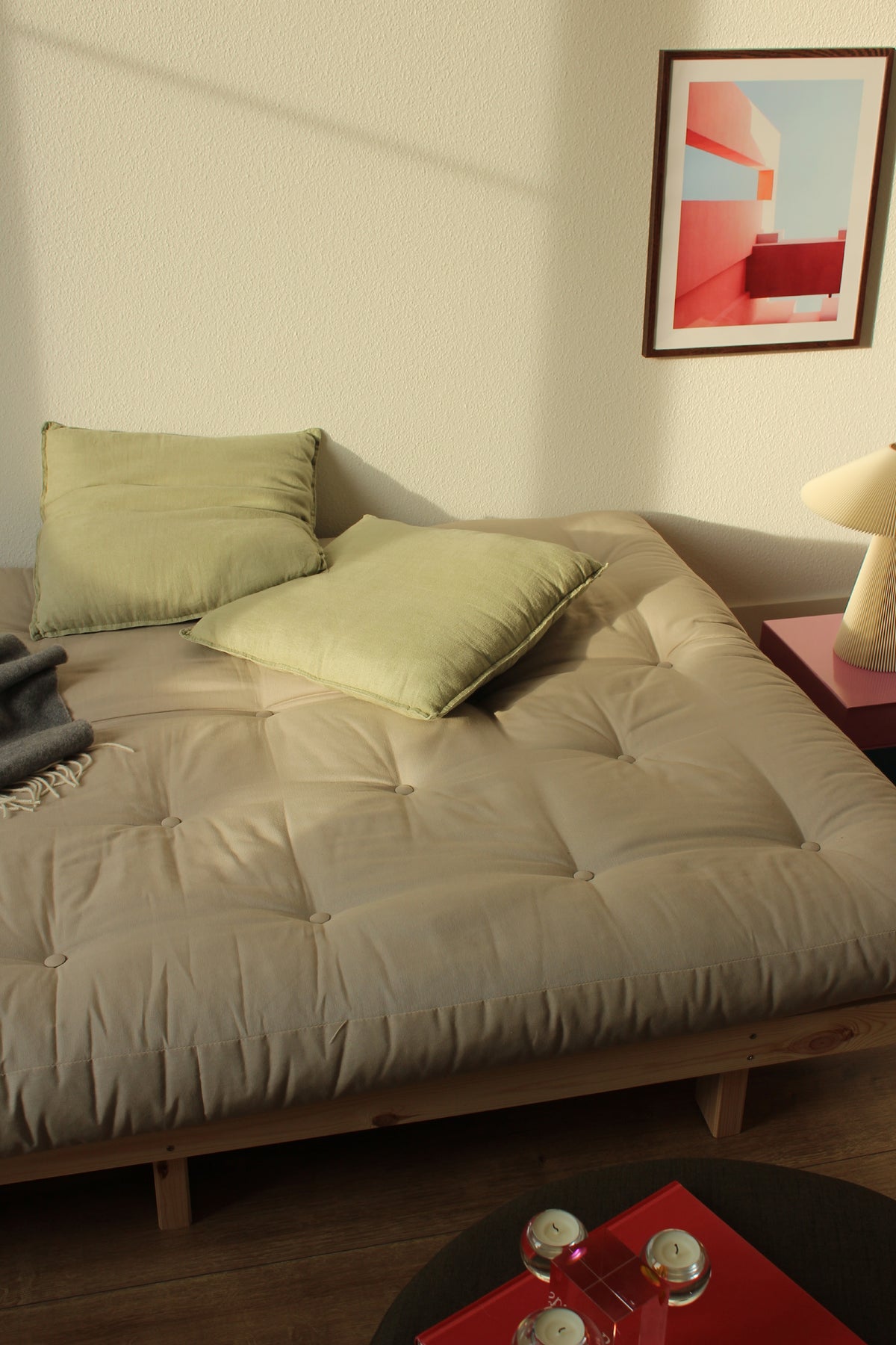 LEAN RAW 130 X 200 W. ALPHA MATTRESS MOCCA