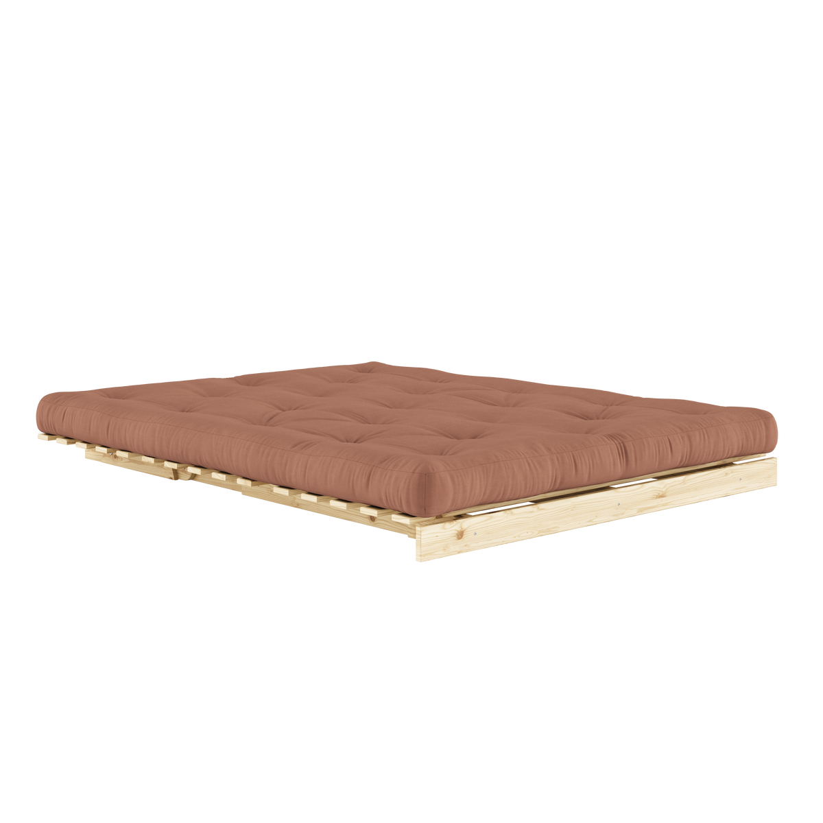 ROOTS RAW 160 X 200 W. ROOTS MATTRESS CLAY BROWN