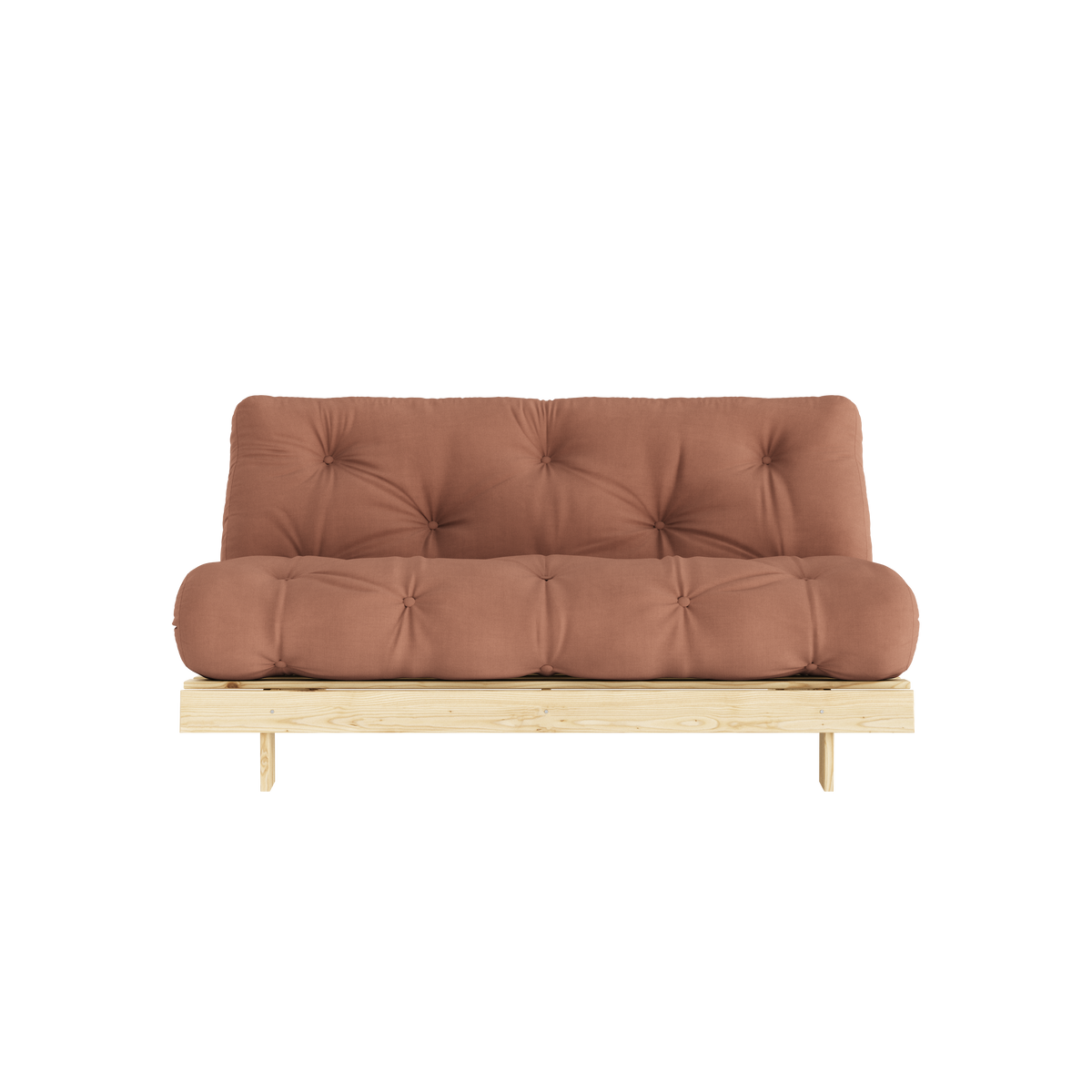 ROOTS RAW 160 X 200 W. ROOTS MATTRESS CLAY BROWN