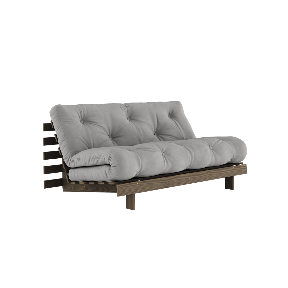 ROOTS CAROB BROWN 160 X 200 W. ROOTS MATTRESS GREY