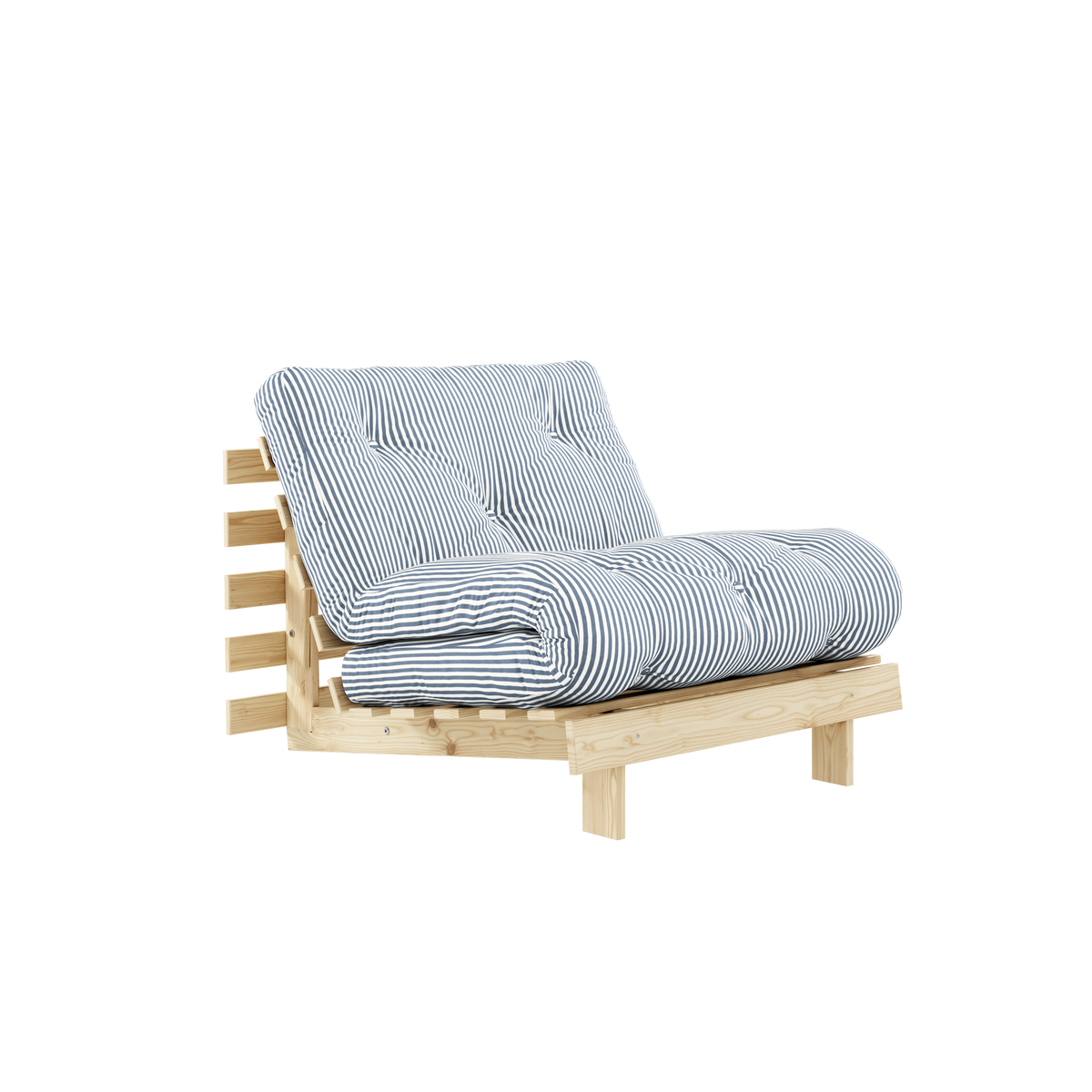 ROOTS RAW 90 X 200 W. ROOTS MATTRESS BEACH BLUE