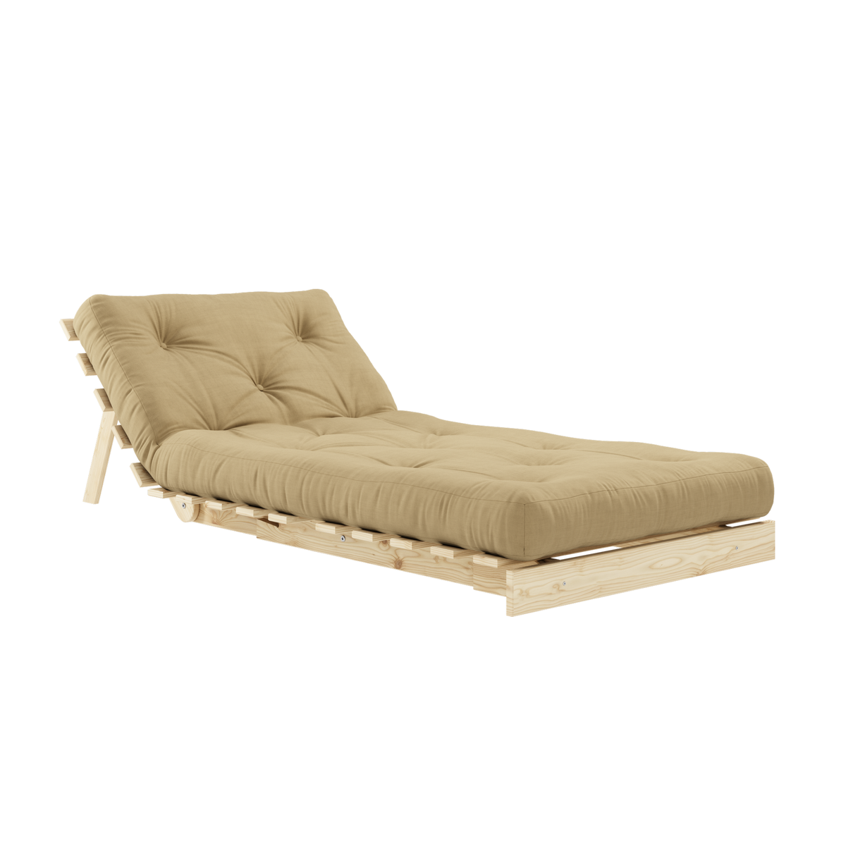 ROOTS RAW 90 X 200 W. ROOTS MATTRESS WHEAT BEIGE