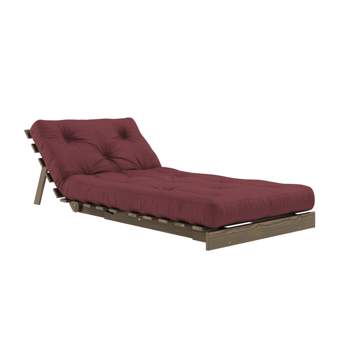 ROOTS CAROB BROWN 90 X 200 W. ROOTS MATTRESS BORDEAUX
