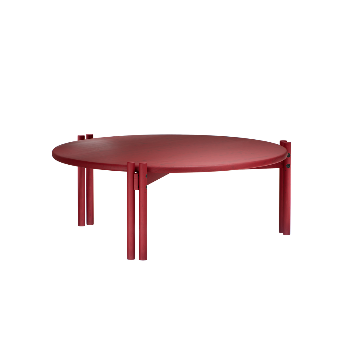 STICKS TABLE LOW POPPY RED
