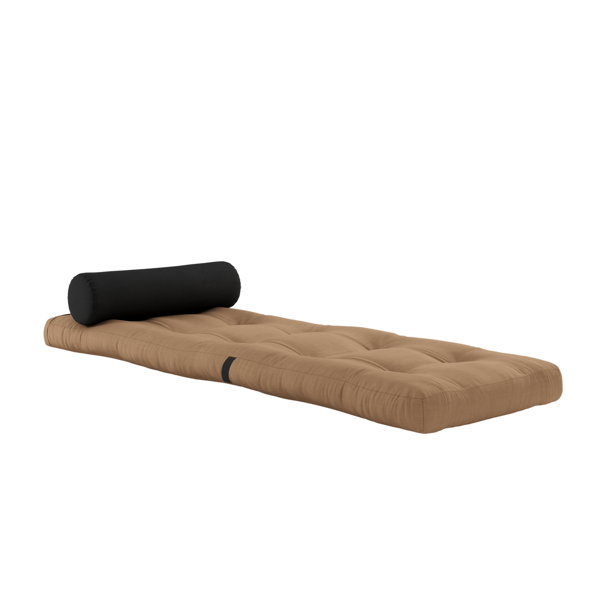 WRAP MOCCA W. 1 CUSHION DARK GREY