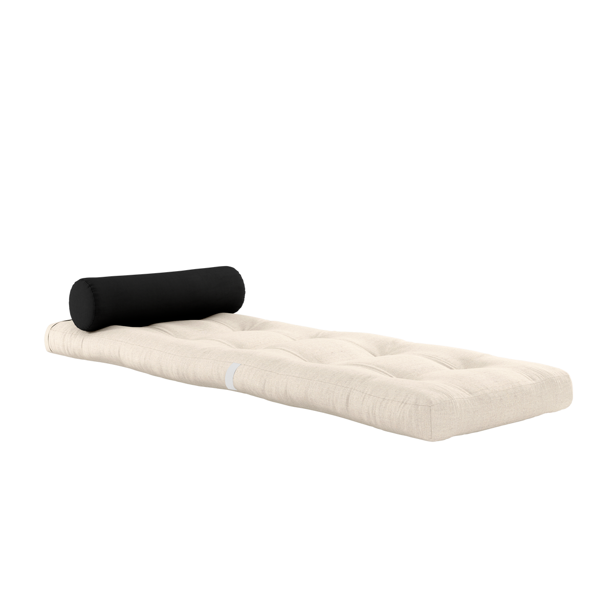 WRAP LINEN W. 1 CUSHION DARK GREY