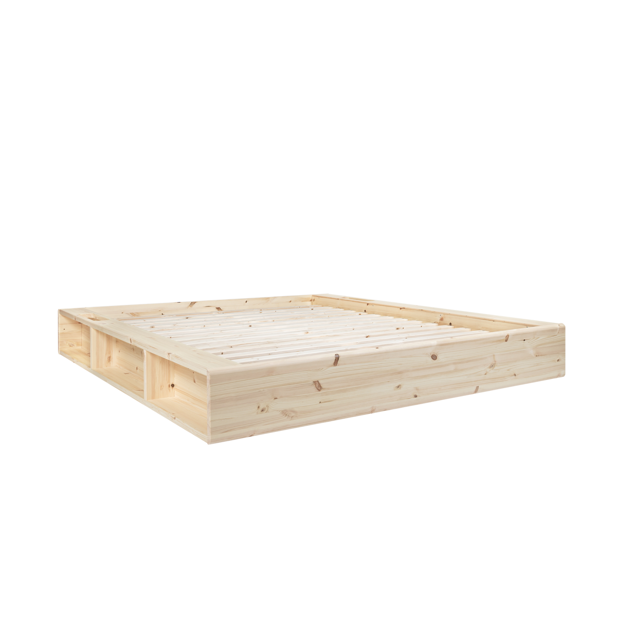 ZIGGY BED CLEAR LACQUERED QUEEN SIZE