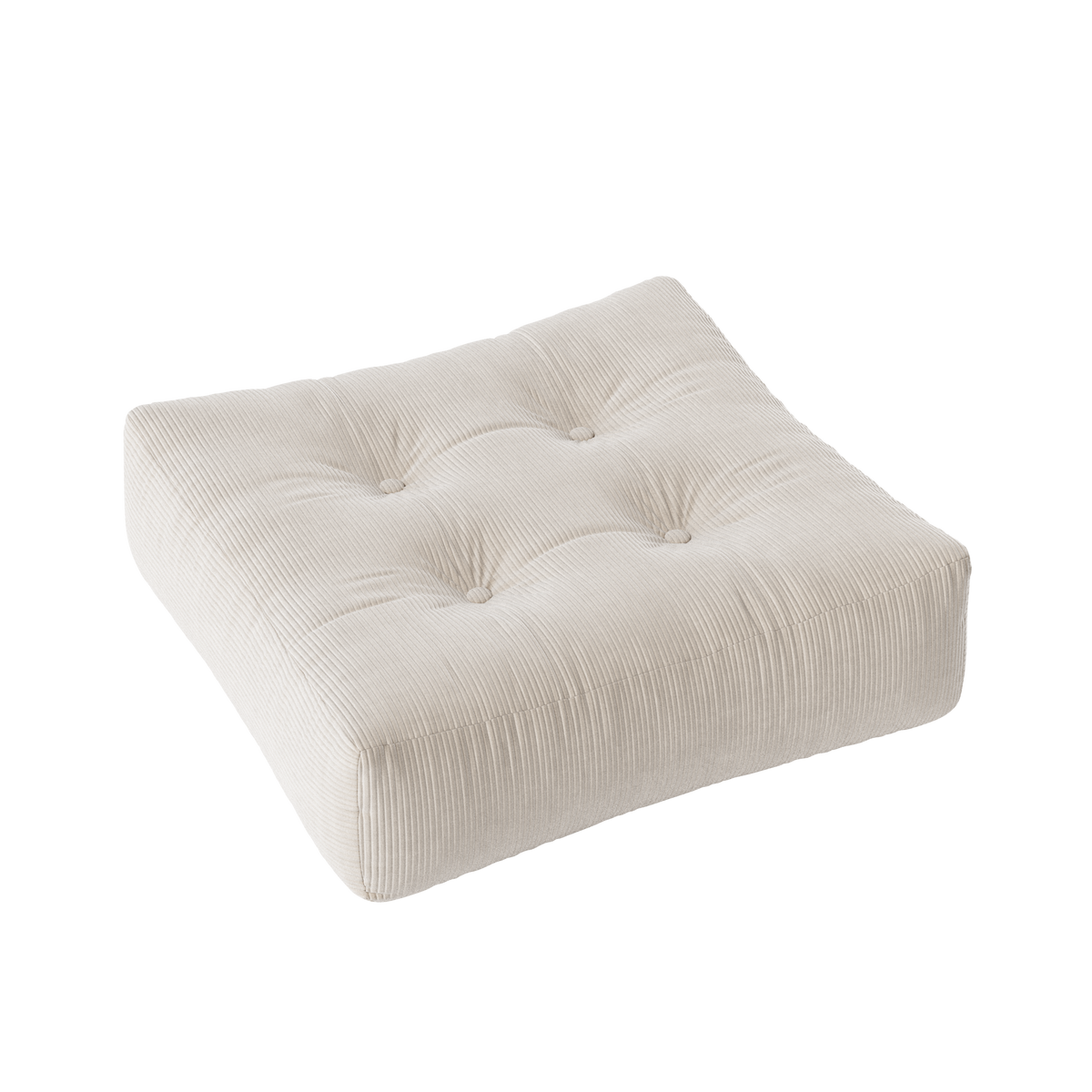 PLUS POUF IVORY