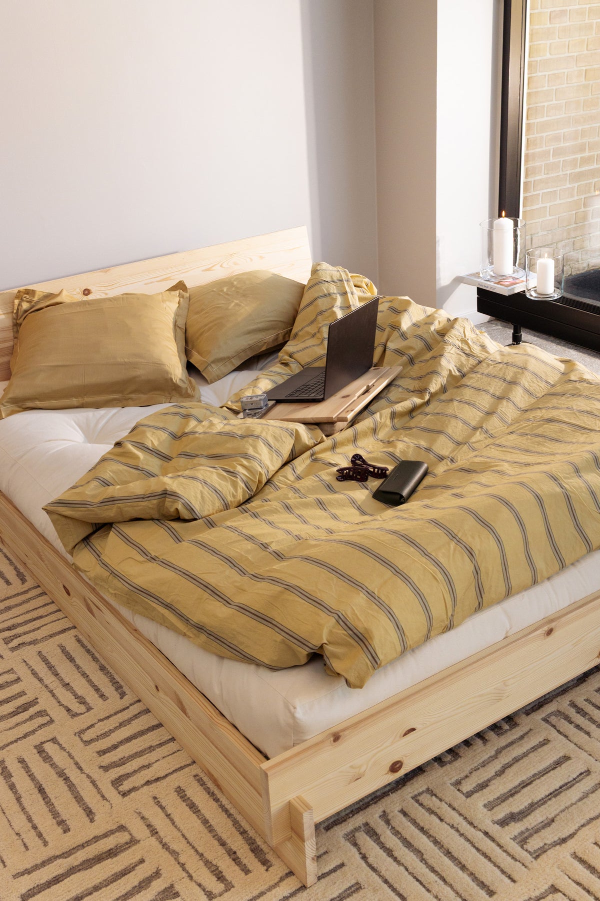 ROOTS RAW 140 X 200 W. ROOTS MATTRESS KHAKI GREEN