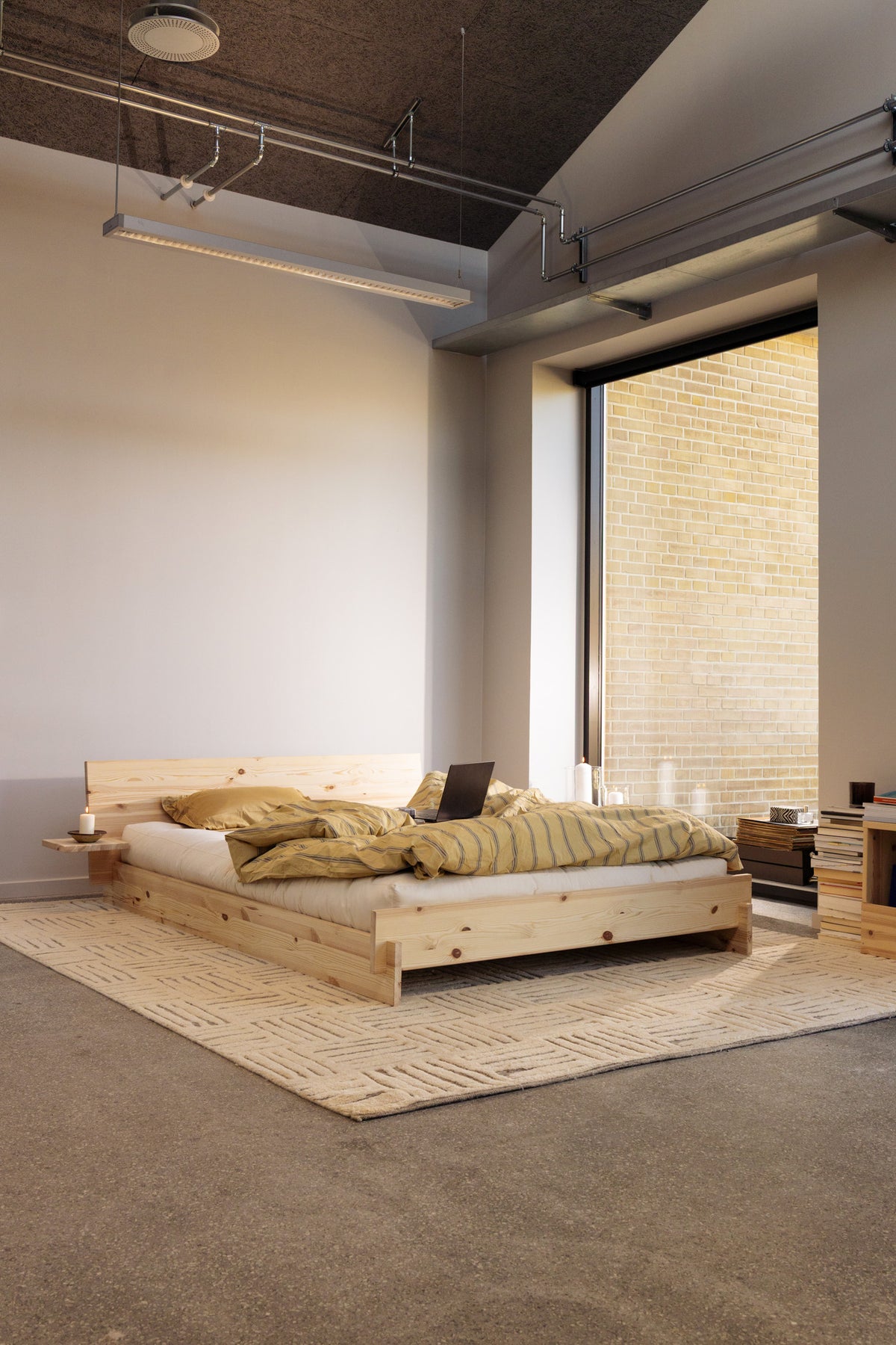 ROOTS RAW 140 X 200 W. ROOTS MATTRESS KHAKI GREEN