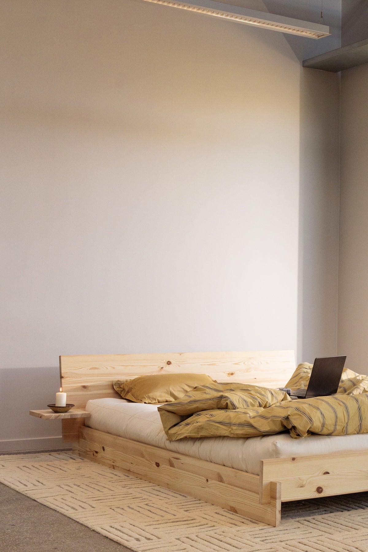 ROOTS RAW 140 X 200 W. ROOTS MATTRESS KHAKI GREEN