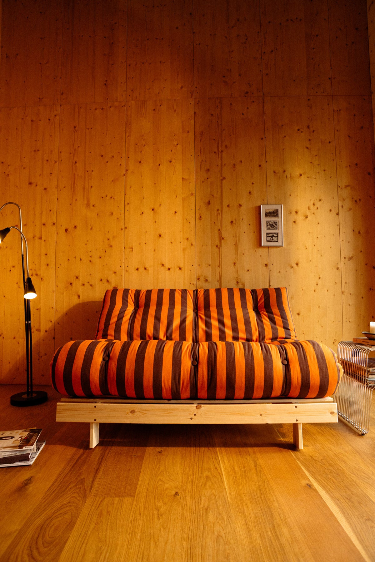 ROOTS RAW 160 X 200 W. ROOTS MATTRESS ORANGE-BROWN