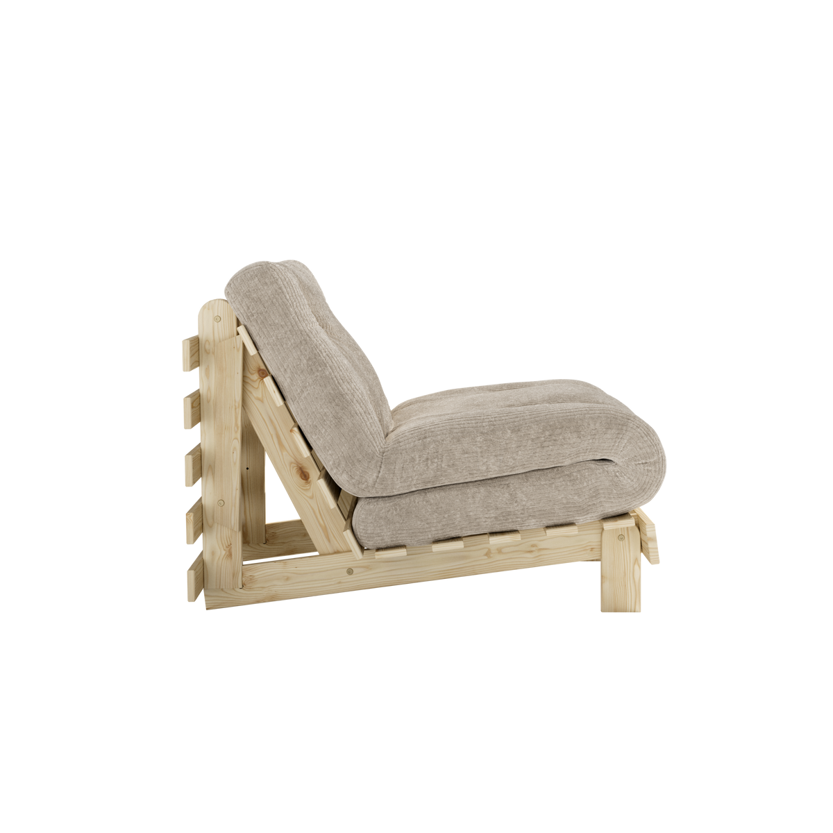 ROOTS RAW 90 X 200 W. ROOTS MATTRESS SOFT CREAM