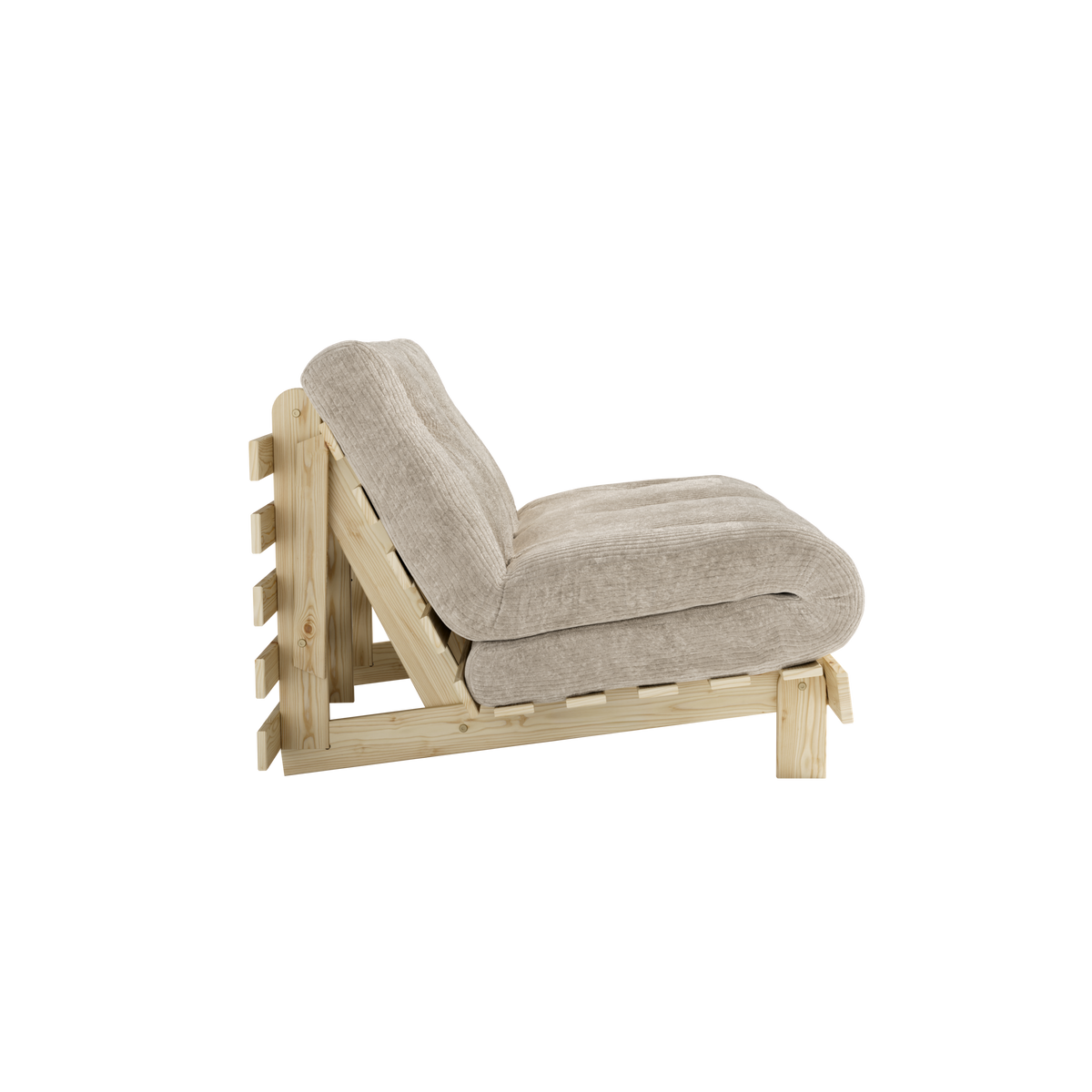 ROOTS RAW 140 X 200 W. ROOTS MATTRESS SOFT CREAM