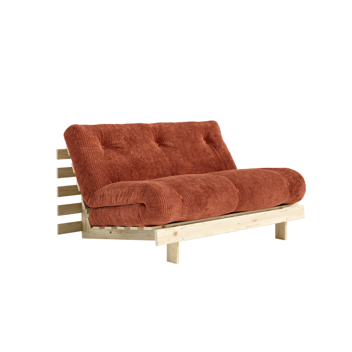 ROOTS RAW 140 X 200 W. ROOTS MATTRESS RETRO ORANGE