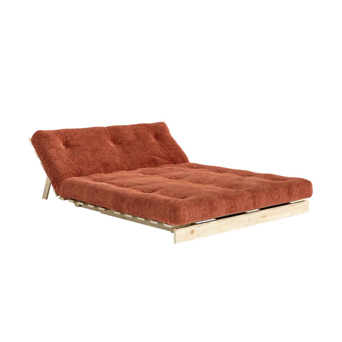 ROOTS RAW 140 X 200 W. ROOTS MATTRESS RETRO ORANGE
