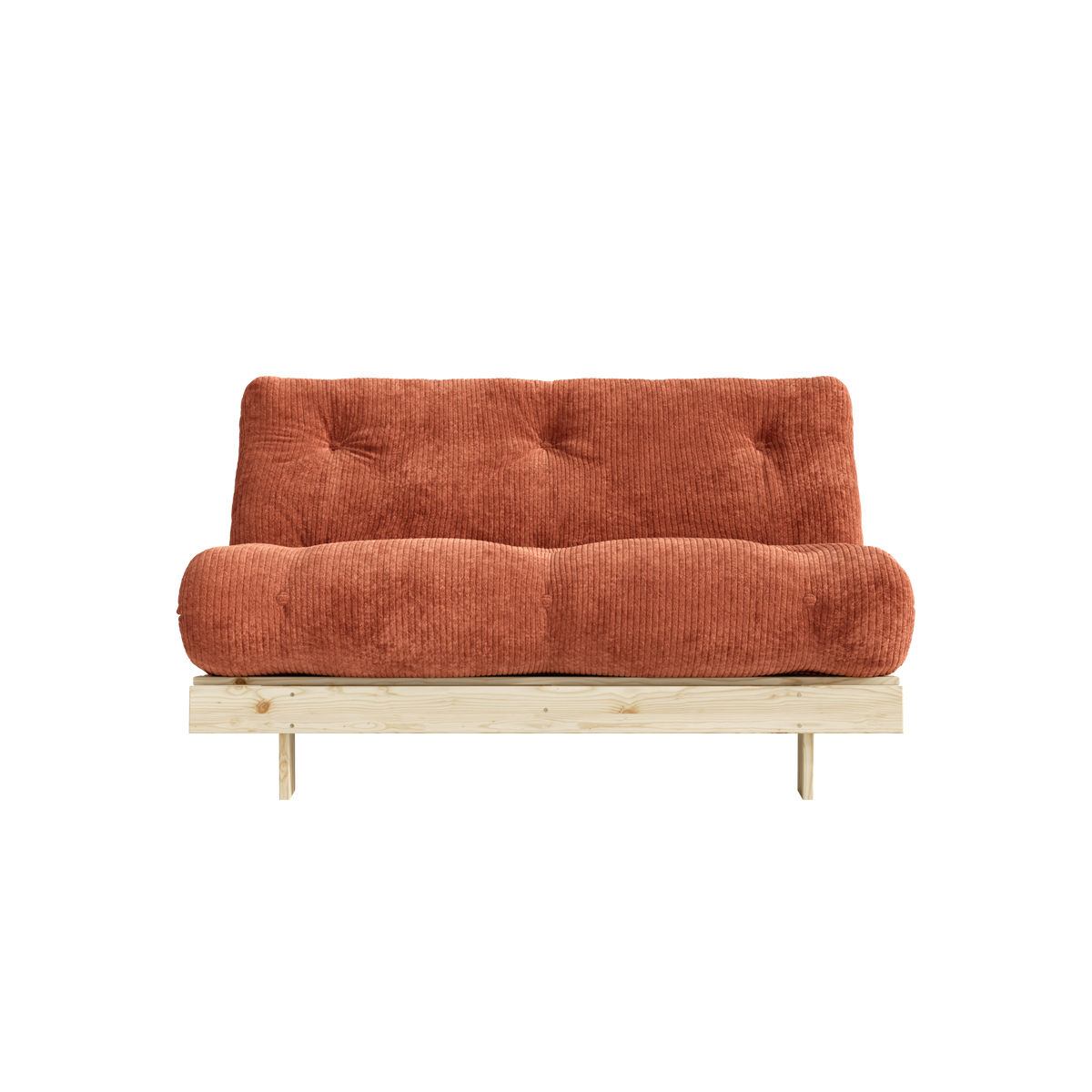 ROOTS RAW 140 X 200 W. ROOTS MATTRESS RETRO ORANGE