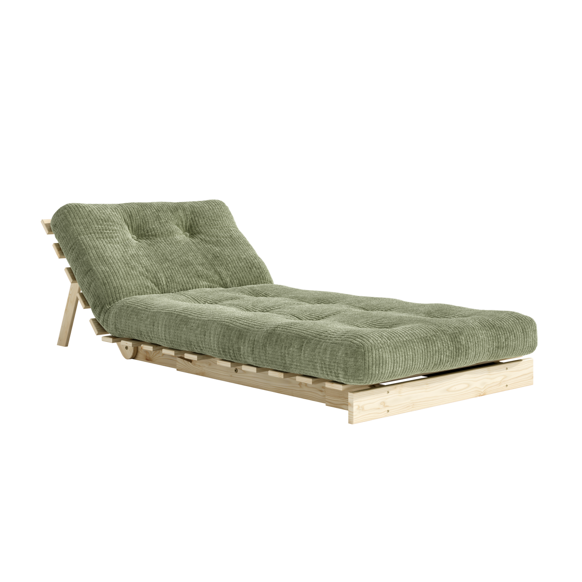 ROOTS RAW 90 X 200 W. ROOTS MATTRESS KHAKI GREEN