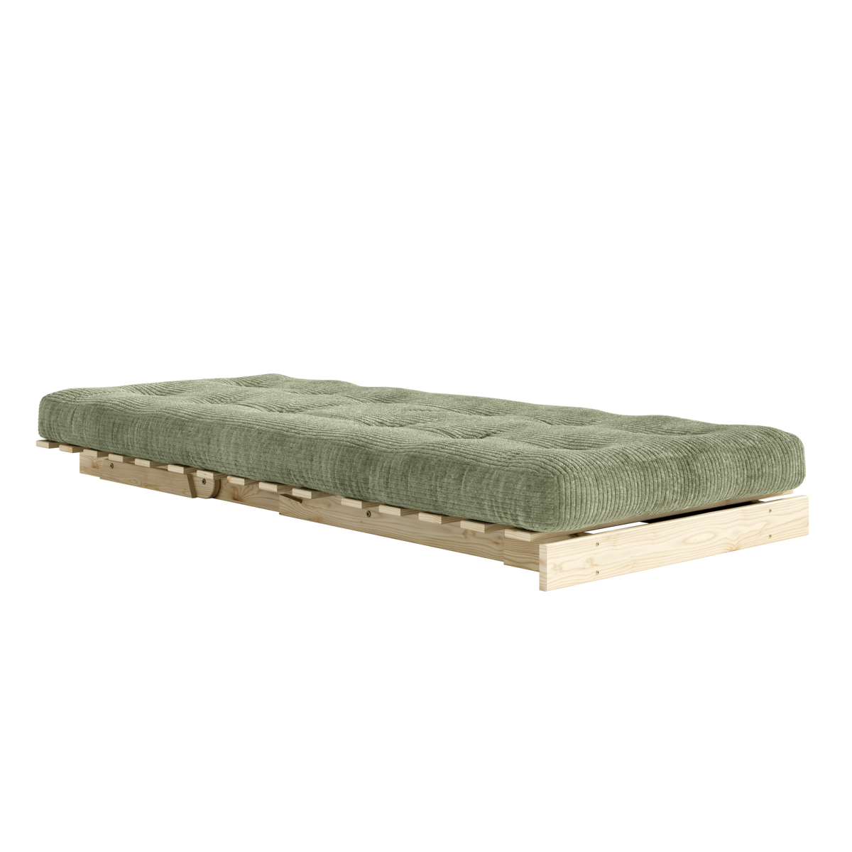 ROOTS RAW 90 X 200 W. ROOTS MATTRESS KHAKI GREEN