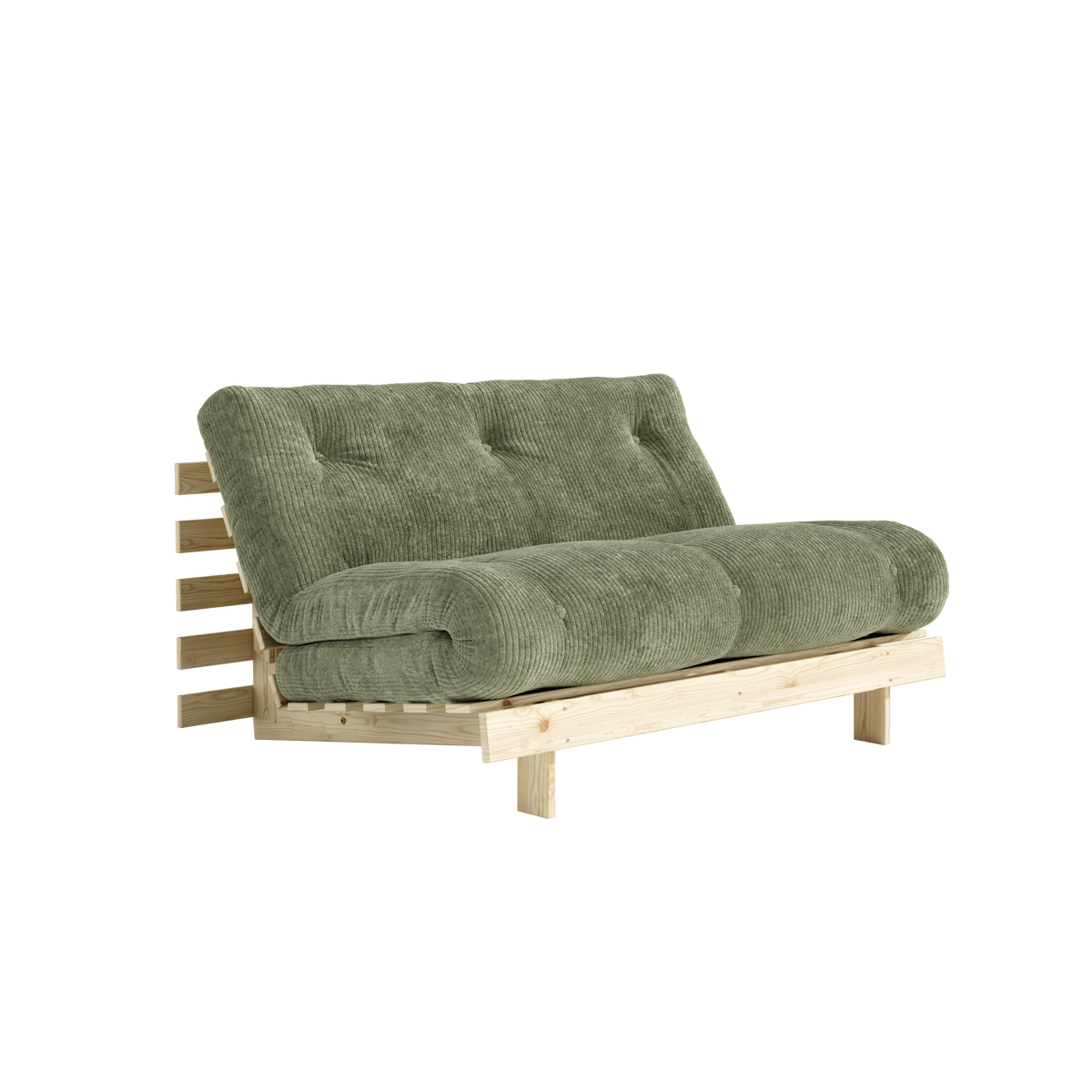 ROOTS RAW 140 X 200 W. ROOTS MATTRESS KHAKI GREEN