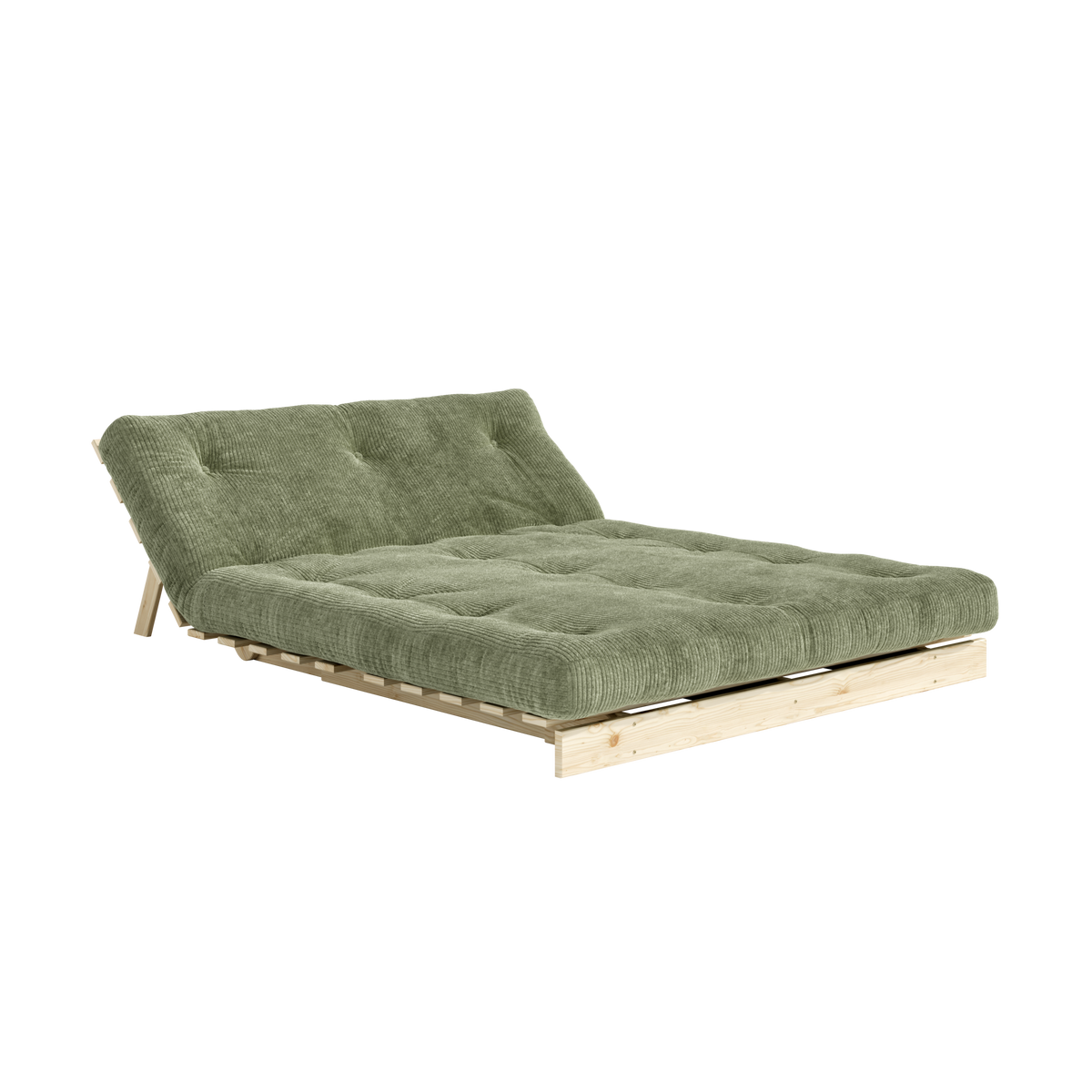 ROOTS RAW 140 X 200 W. ROOTS MATTRESS KHAKI GREEN