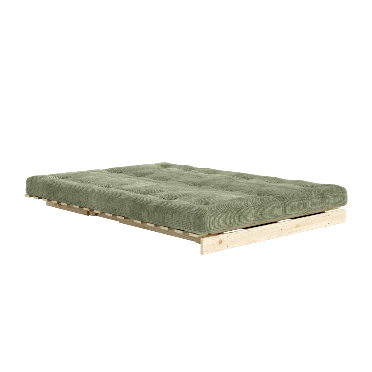 ROOTS RAW 140 X 200 W. ROOTS MATTRESS KHAKI GREEN