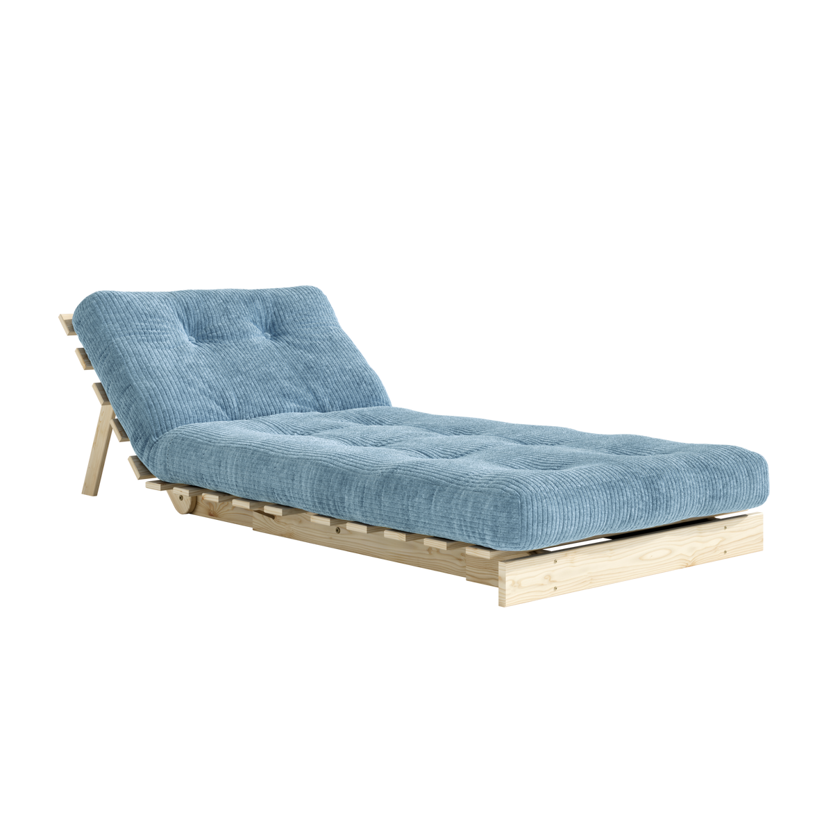 ROOTS RAW 90 X 200 W. ROOTS MATTRESS HAZY BLUE
