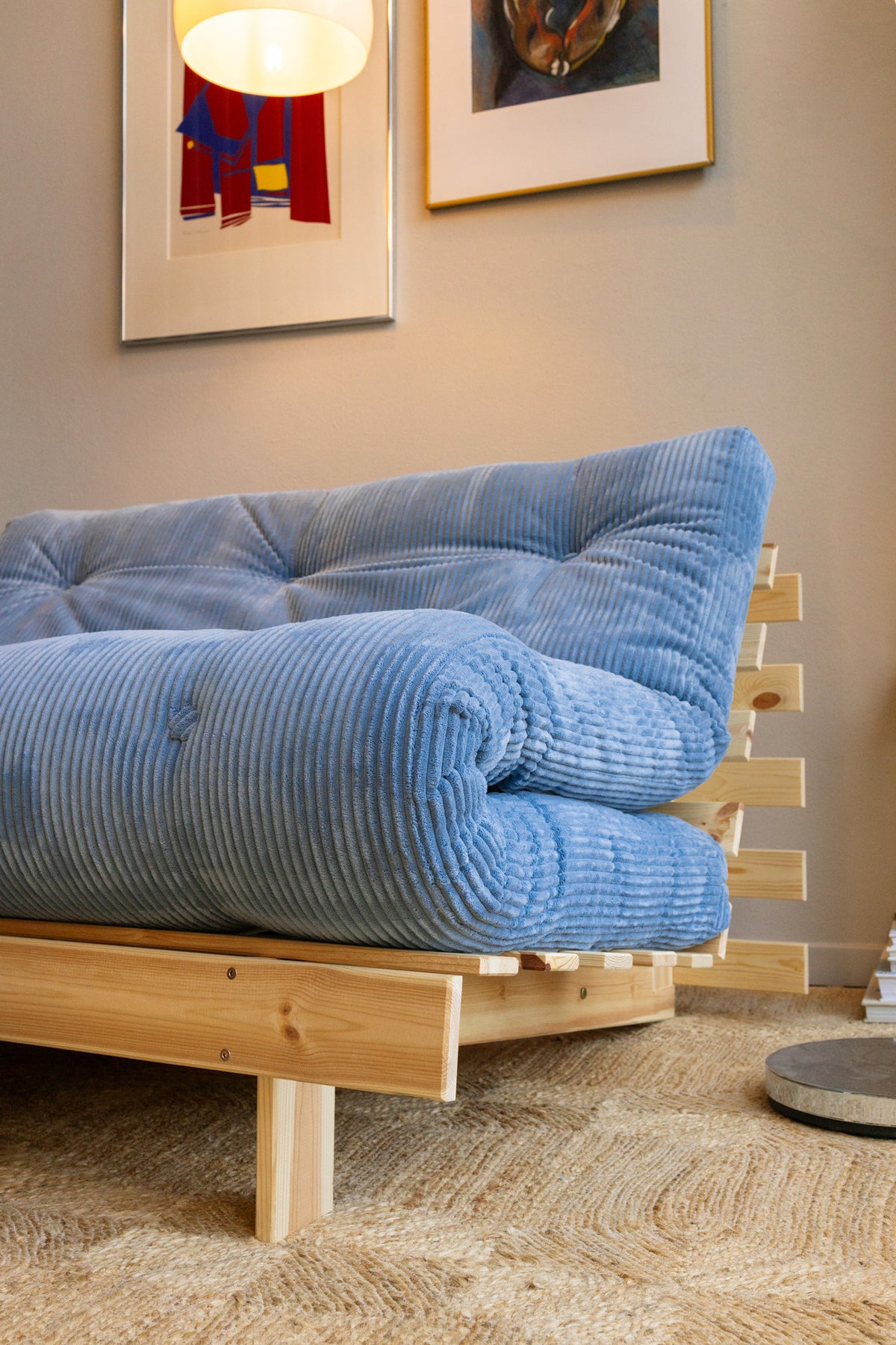 ROOTS RAW 140 X 200 W. ROOTS MATTRESS HAZY BLUE